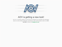 Tablet Screenshot of aovinc.com